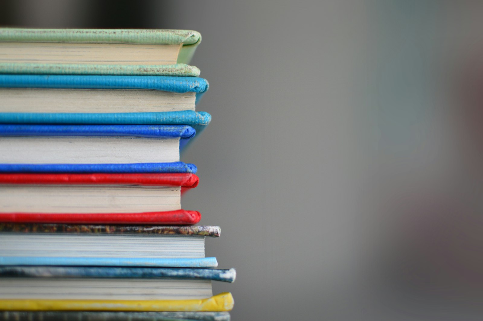 Open books on a table suggesting learning resources
